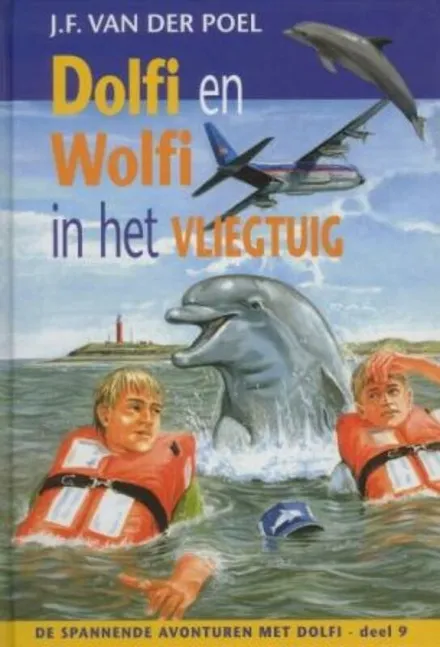 Omslag van deel 9: Dolfi en Wolfi in het vliegtuig